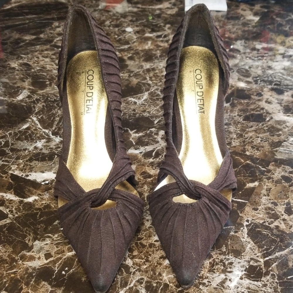 Brown heels